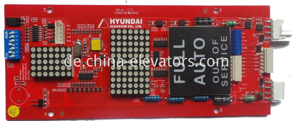 Red HIP Board for Hyundai Elevators 26300047